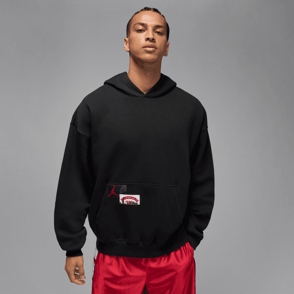 Air Jordan Brooklyn Oversized CLD Hoodie 'Black|IM7943-010|Top Fashion