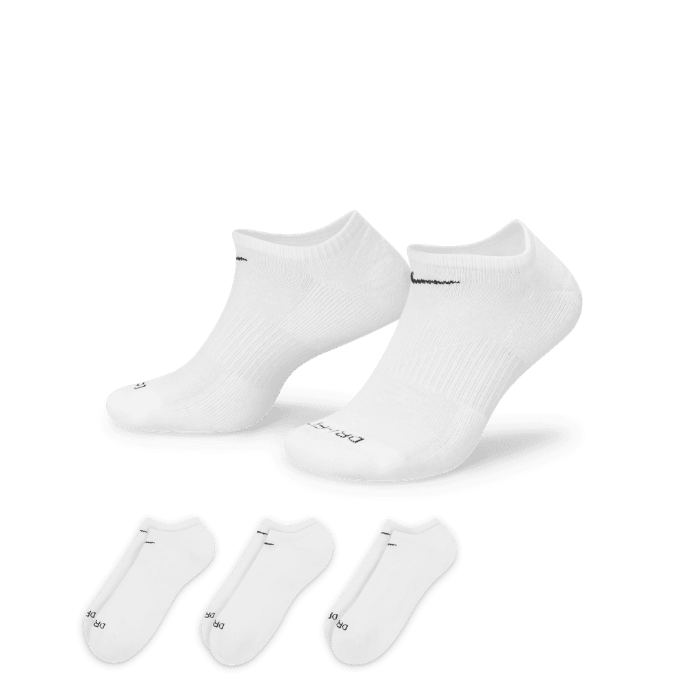 nike women's no show socks white