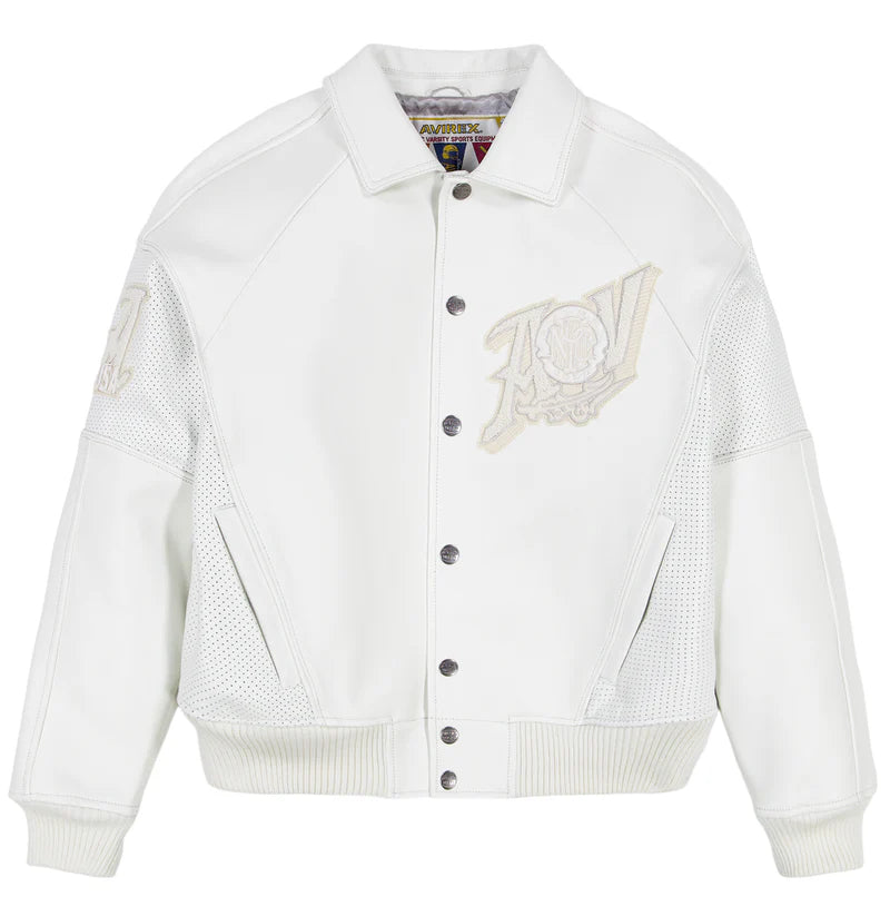 Avirex Gold Club Jacket 'Snow White|AVS251O02-SWT|Top Fashion Avirex Gold Club Jacket 'Snow White|AVS251O02-SWT|Top Fashion