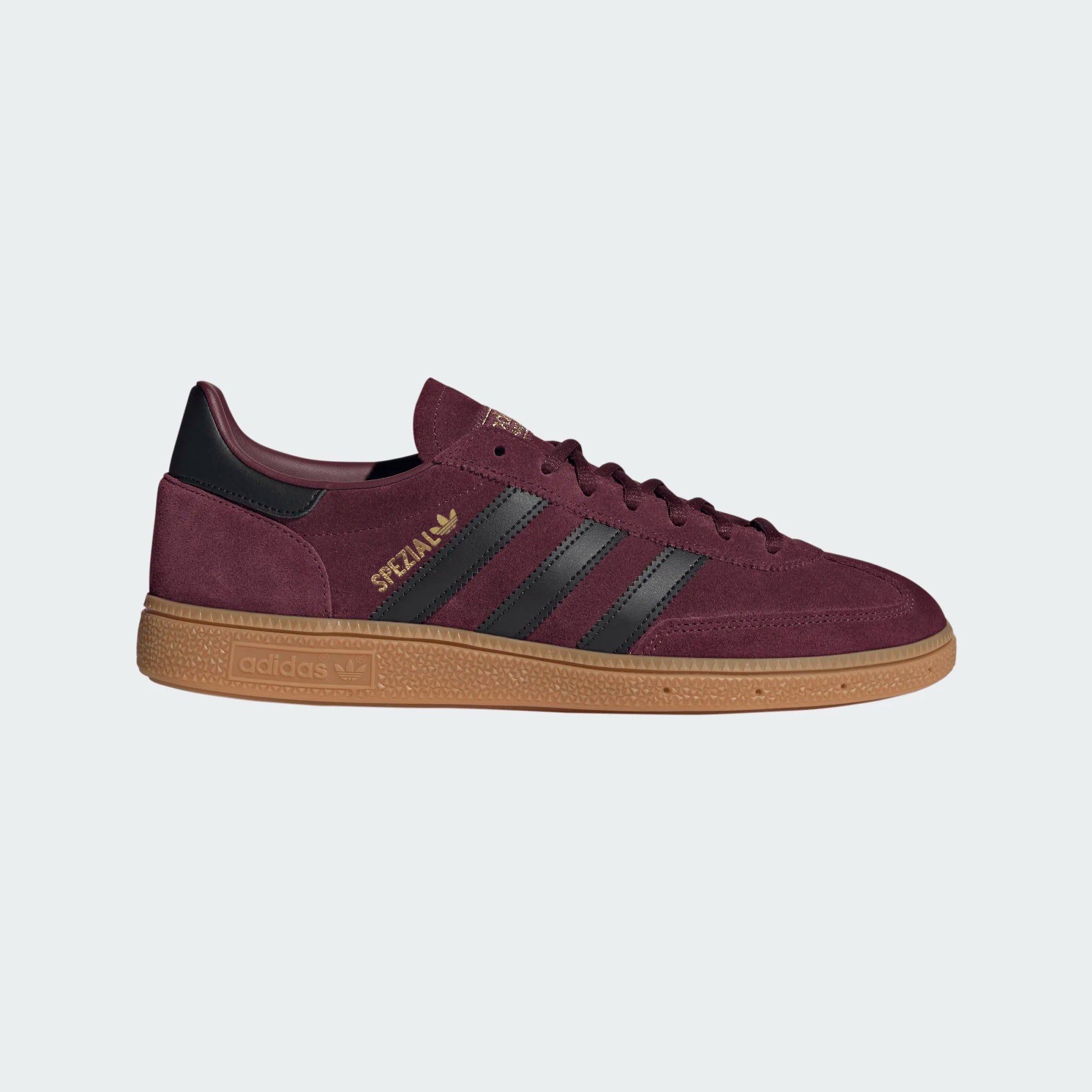 adidas Handball Spezial Shoes - Men's - Maroon Red / Core Black
