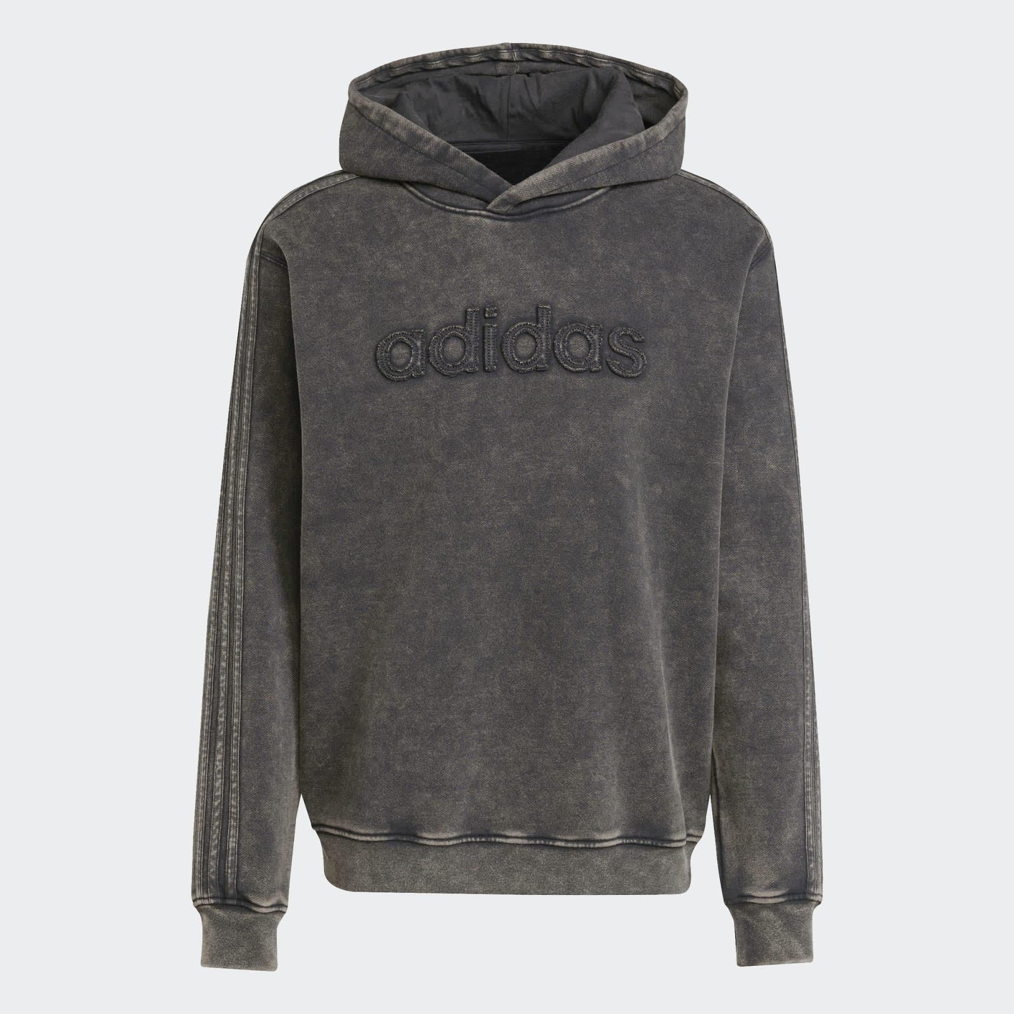 Adidas Washed Hoodie 'Black|JY2792|Top Fashion