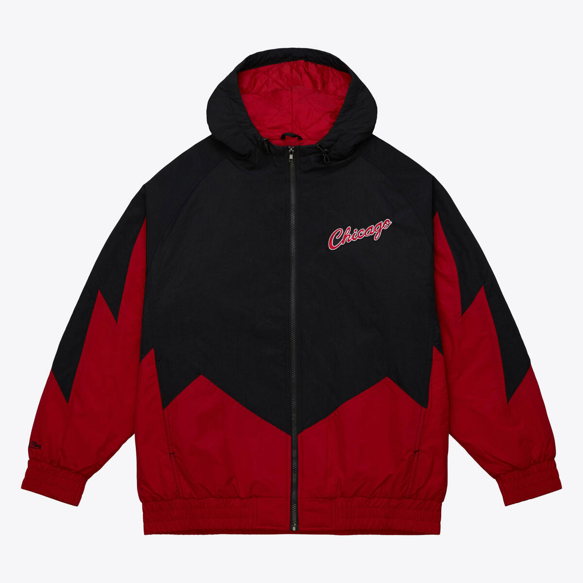 M&N NBA Chicago Bulls Retro Full Zip Jacket 'Black/Red' – Top Fashion