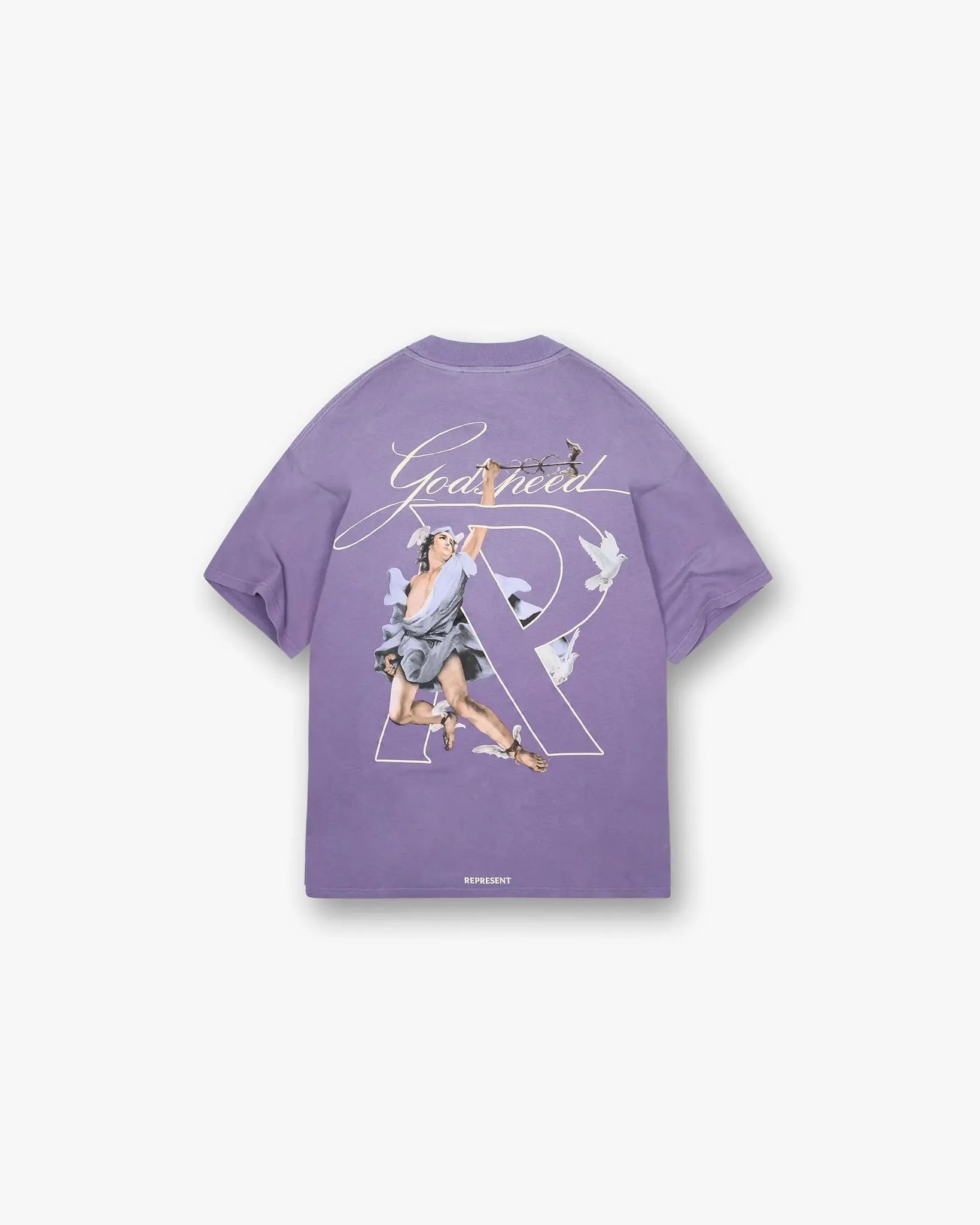 【売り尽くし】HERMES エルメス 半袖Ｔシャツ クルーネック トップス アパレル 服 38 パープル 紫
 コットン    レディース 春 夏【中古品】 Represent Hermes Tee 'Purple|MLM4228_ARCHIVED4.24-PPL|Top Fashion