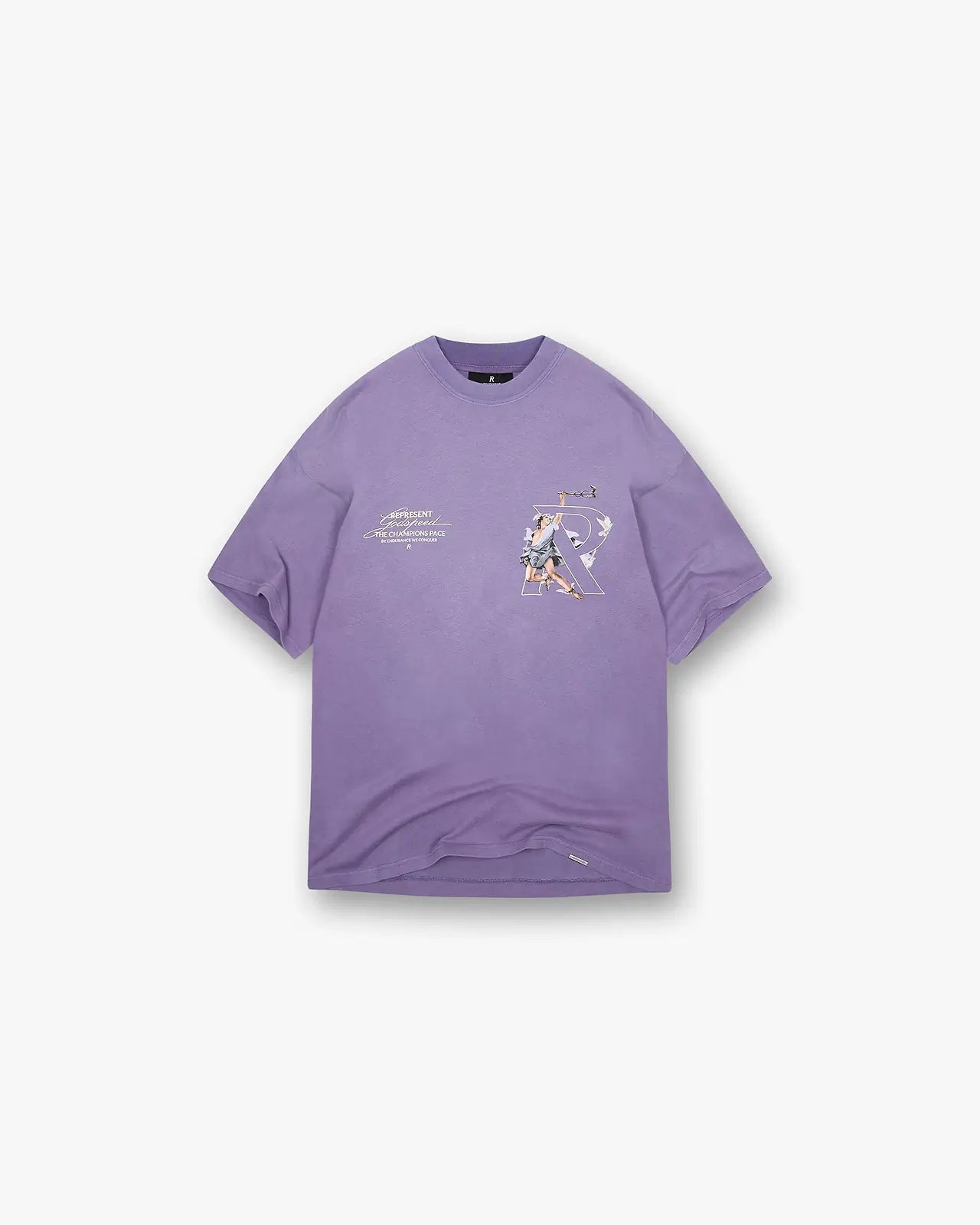 【売り尽くし】HERMES エルメス 半袖Ｔシャツ クルーネック トップス アパレル 服 38 パープル 紫
 コットン    レディース 春 夏【中古品】 Represent Hermes Tee 'Purple|MLM4228_ARCHIVED4.24-PPL|Top Fashion