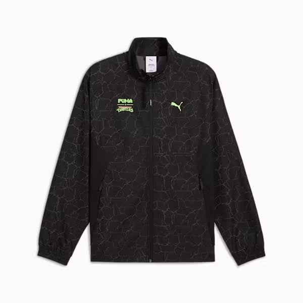 Puma X TMNT Puma Tech Relaxed Track Jacket 'Puma Black|630102-01 Puma X TMNT Puma Tech Relaxed Track Jacket 'Puma Black|630102-01