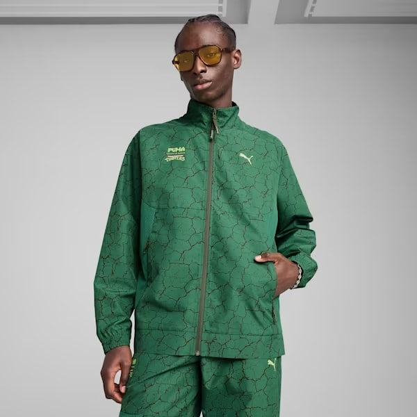 XLARGE×PUMA TRACK JACKET& TRACK PANTS Puma X TMNT Puma Tech Relaxed Track Jacket 'Vine|630102-37|Top Fashion