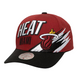 M&N NBA Miami Heat Zoom By Pro Snapback Hat