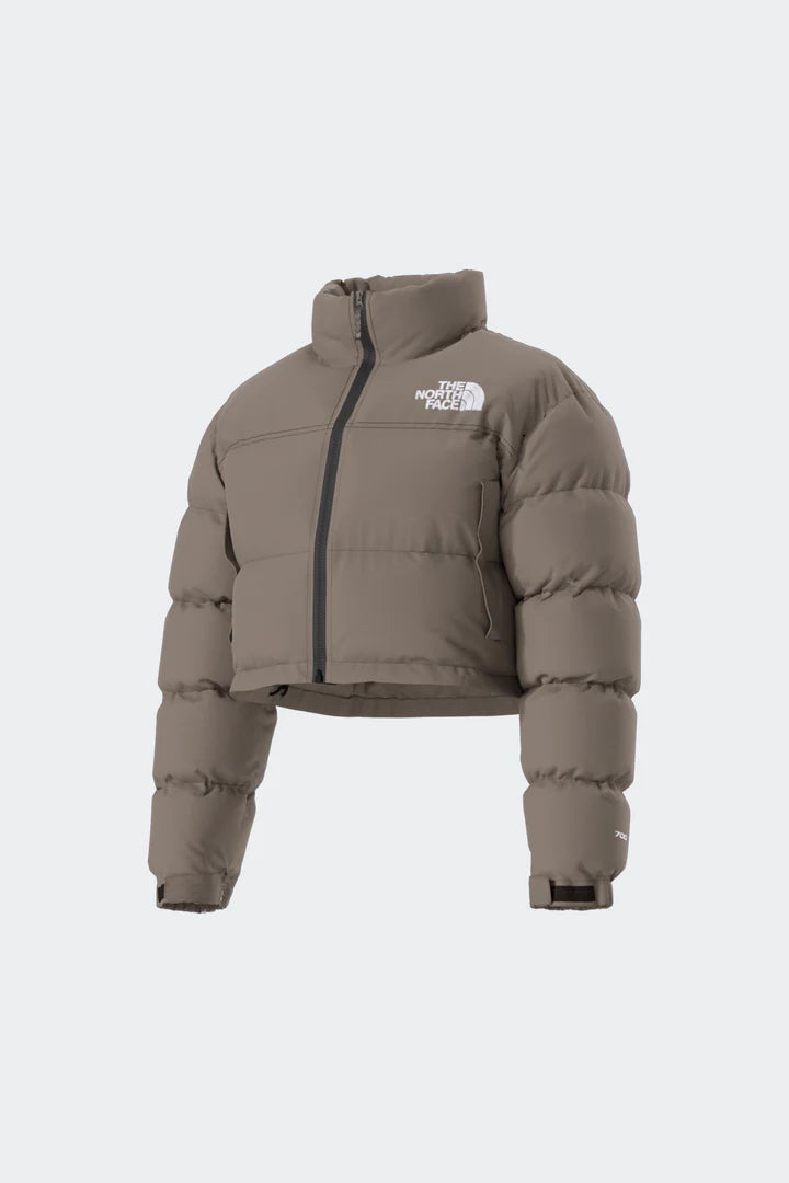 Wmns TNF Nuptse Short Jacket 'Mocha Brown|NF0A5GGEBOW|Top Fashion
