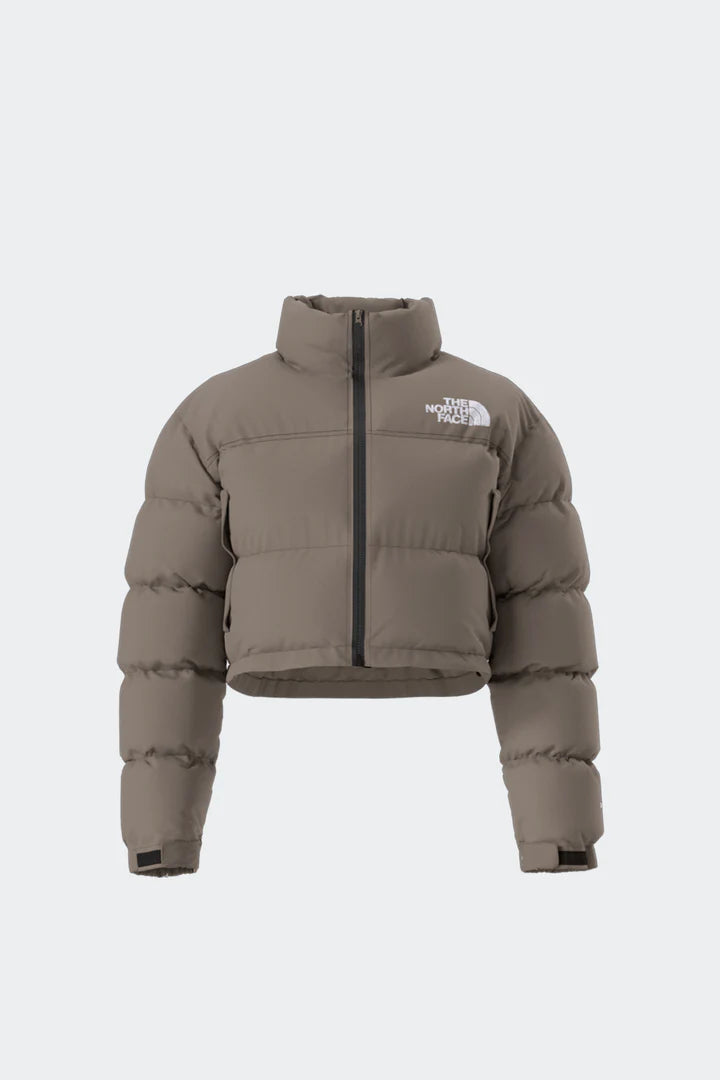 Wmns TNF Nuptse Short Jacket 'Mocha Brown|NF0A5GGEBOW|Top Fashion