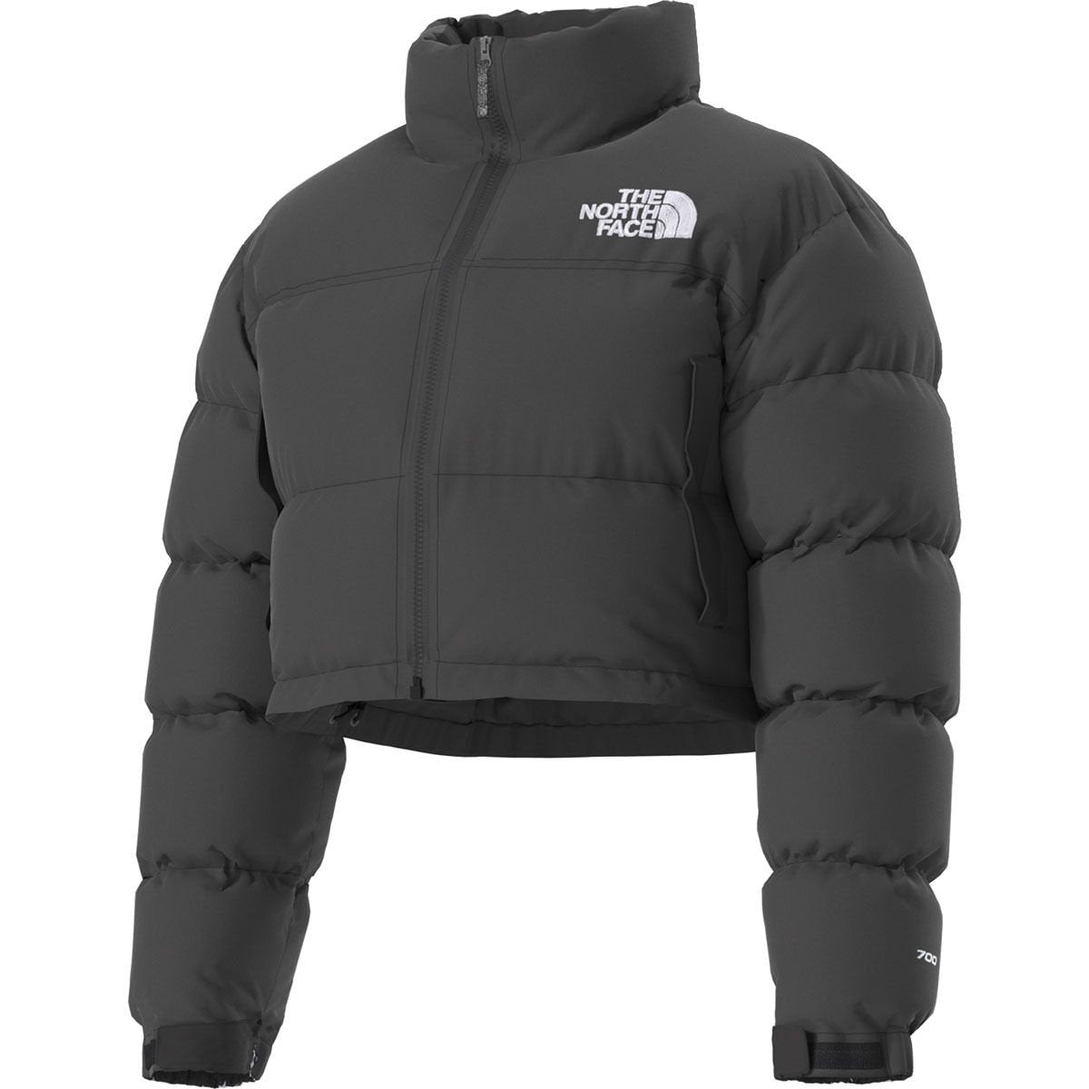 Wmns TNF Nuptse Short Jacket 'TNF Black/TNF Black-R|NF0A5GGEGOG|TF