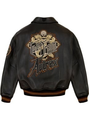 Avirex ドラゴンレザージャケット アヴィレックスAVIREX 革ジャン ドラゴン&スネーク
