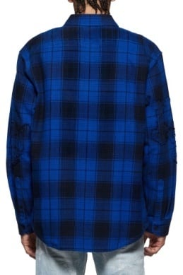 Purple Brand Plaid Flannel Shirt