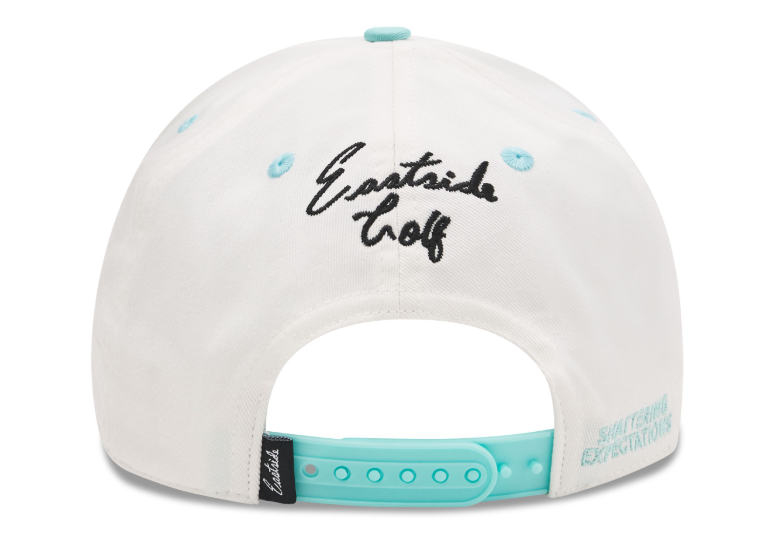 Eastside Golf 5 Panel 2 Tone Hat 'Bright WHT/Aqua Sky|EGMH7030