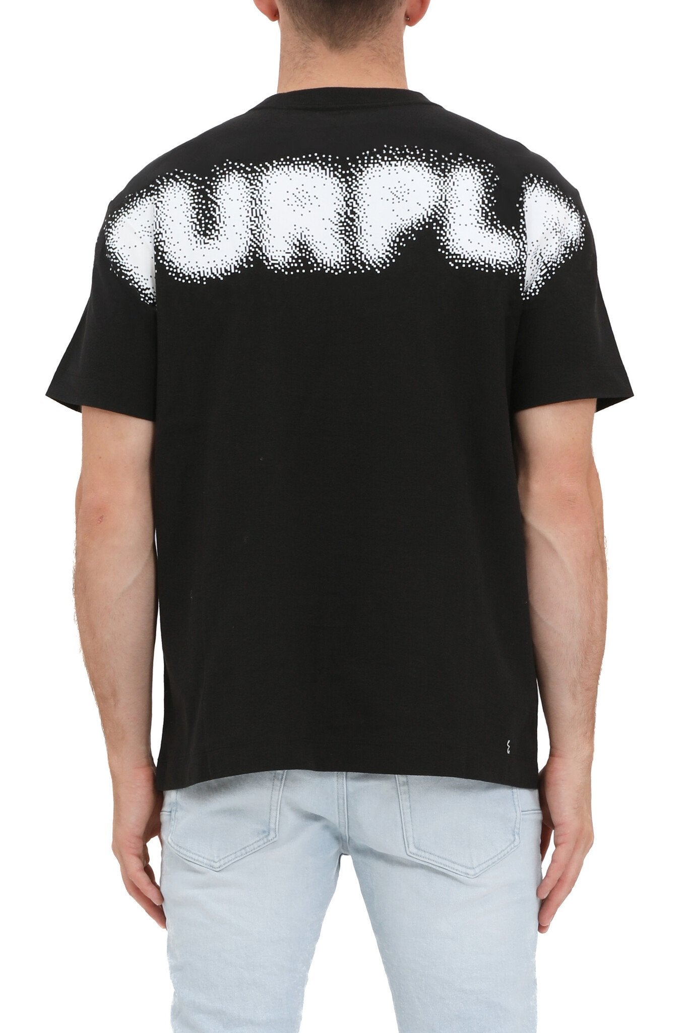 Purple Brand Textured Jersey Tee 'Black|P104-TBPW325|Top Fashion