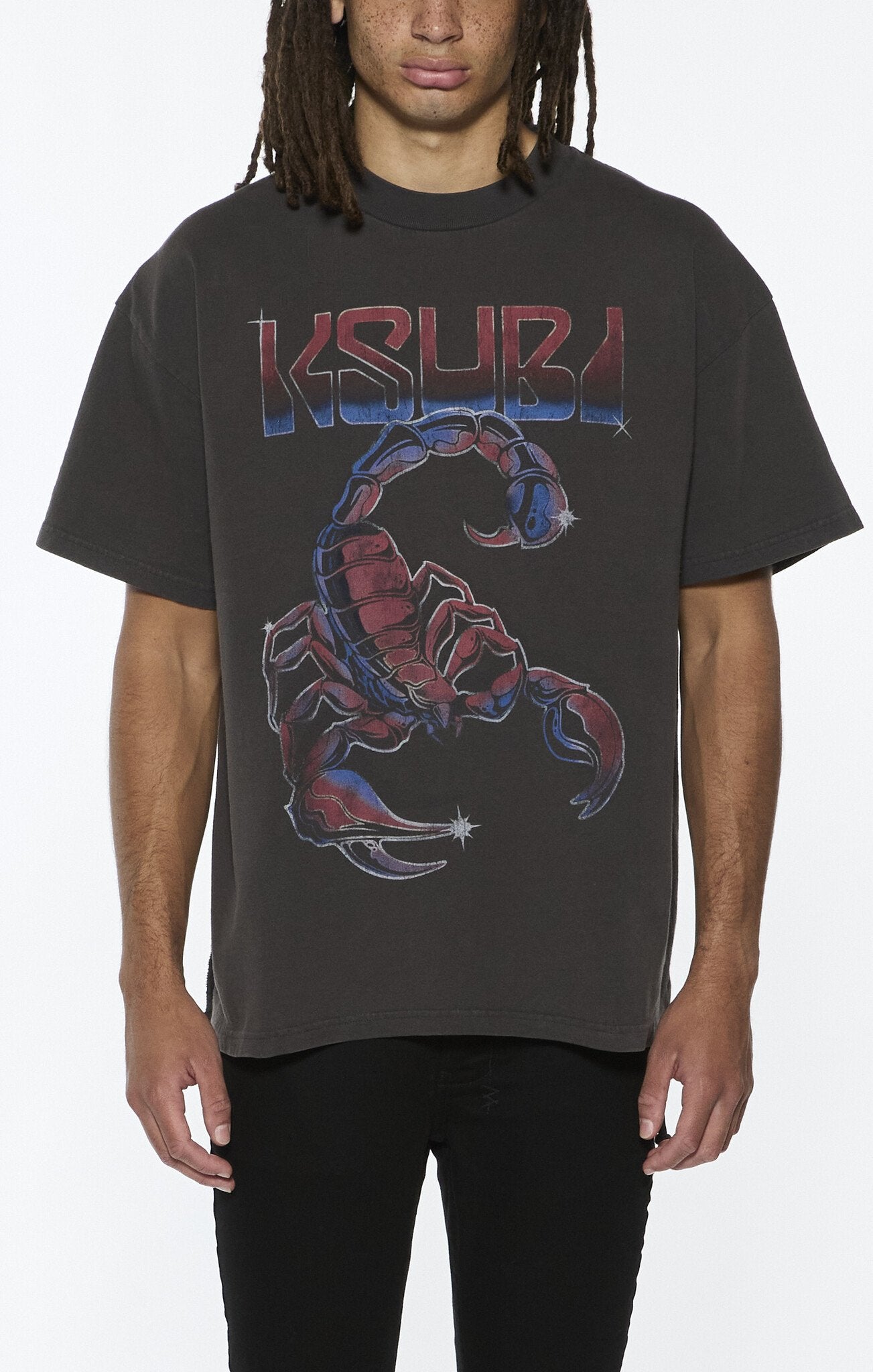 Ksubi Venom Ekcess Tee 'Faded Black|MPF25TE026-001|Top Fashion