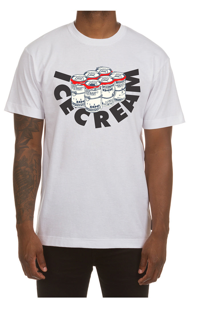 Icecream 6 Pack Tee 'White|451-6207-100|Top Fashion