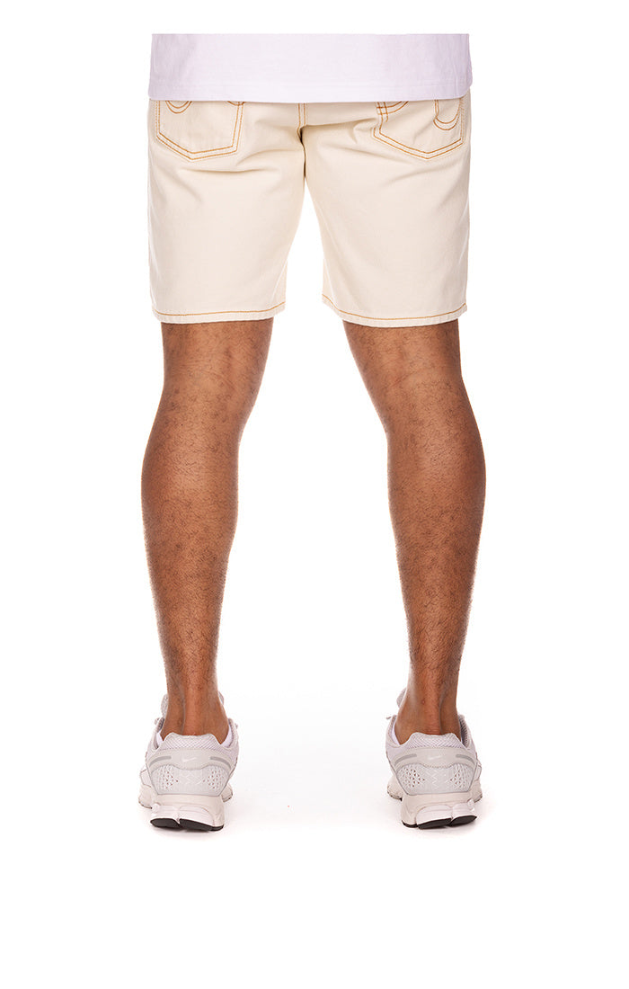 Icecream Cream Jean Shorts 'Whisper White|451-4103-100|Top Fashion