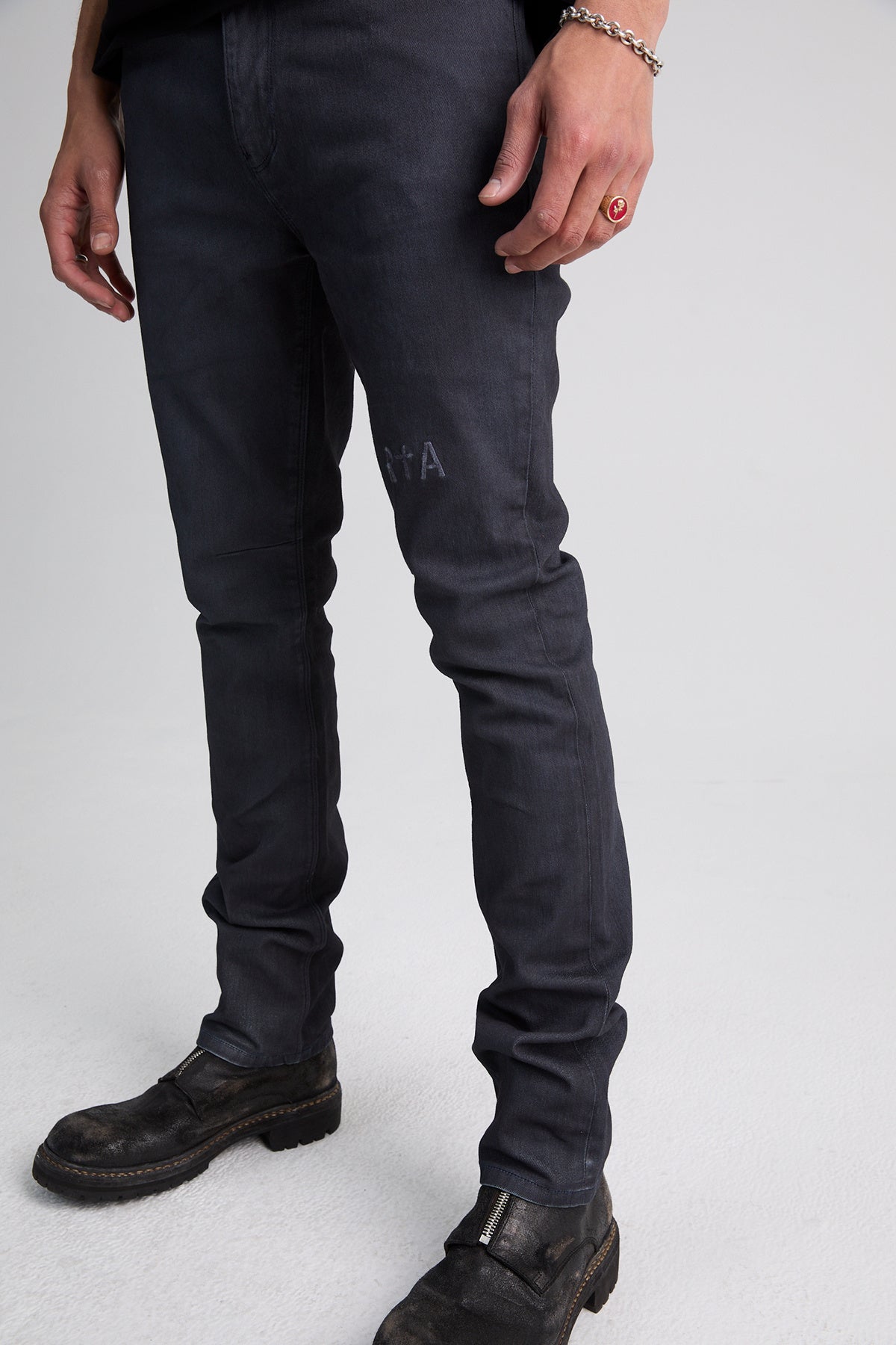 RTA Dusty Navy Triple Cross Bryant Denim