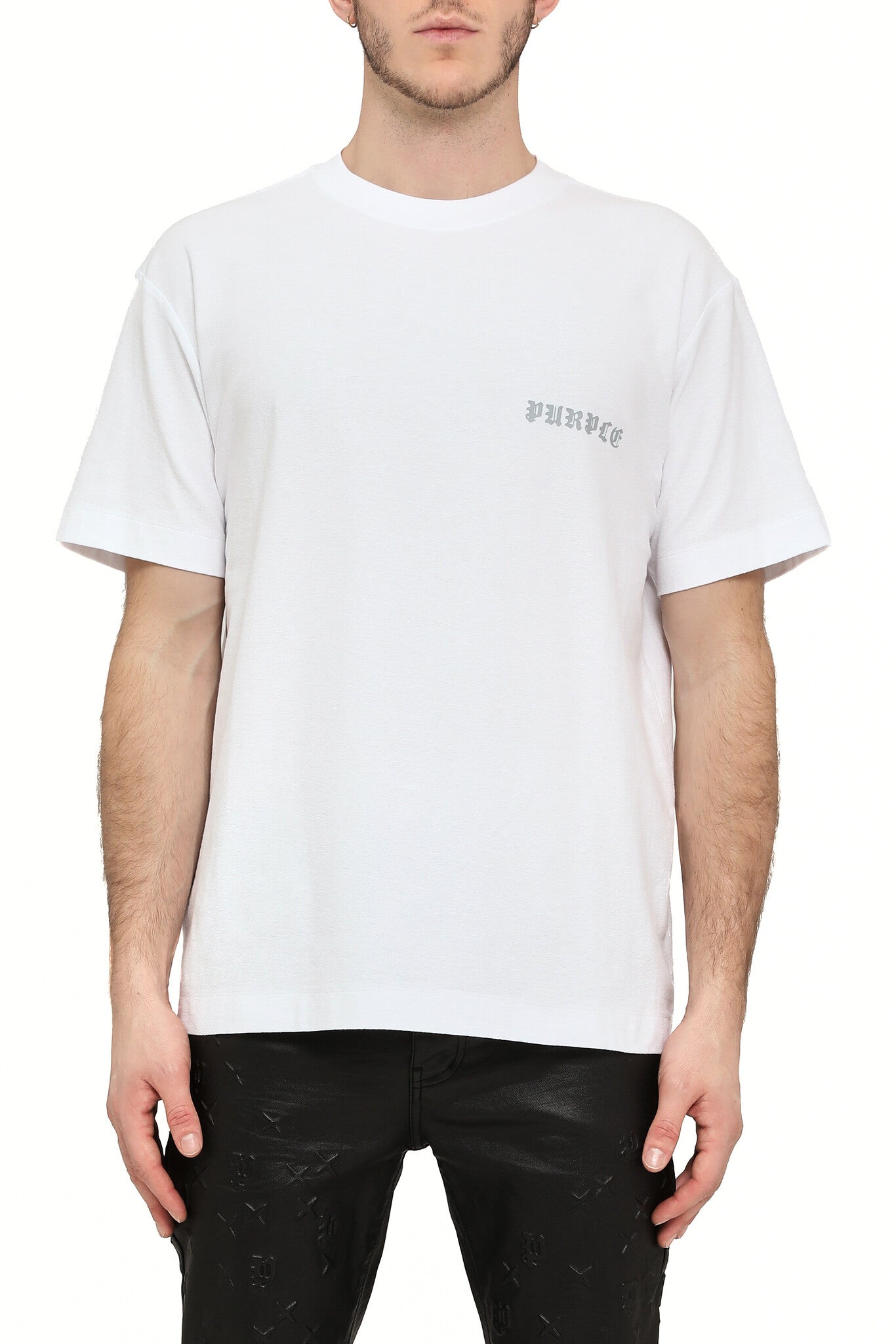 Purple Brand Textured Jersey Tee 