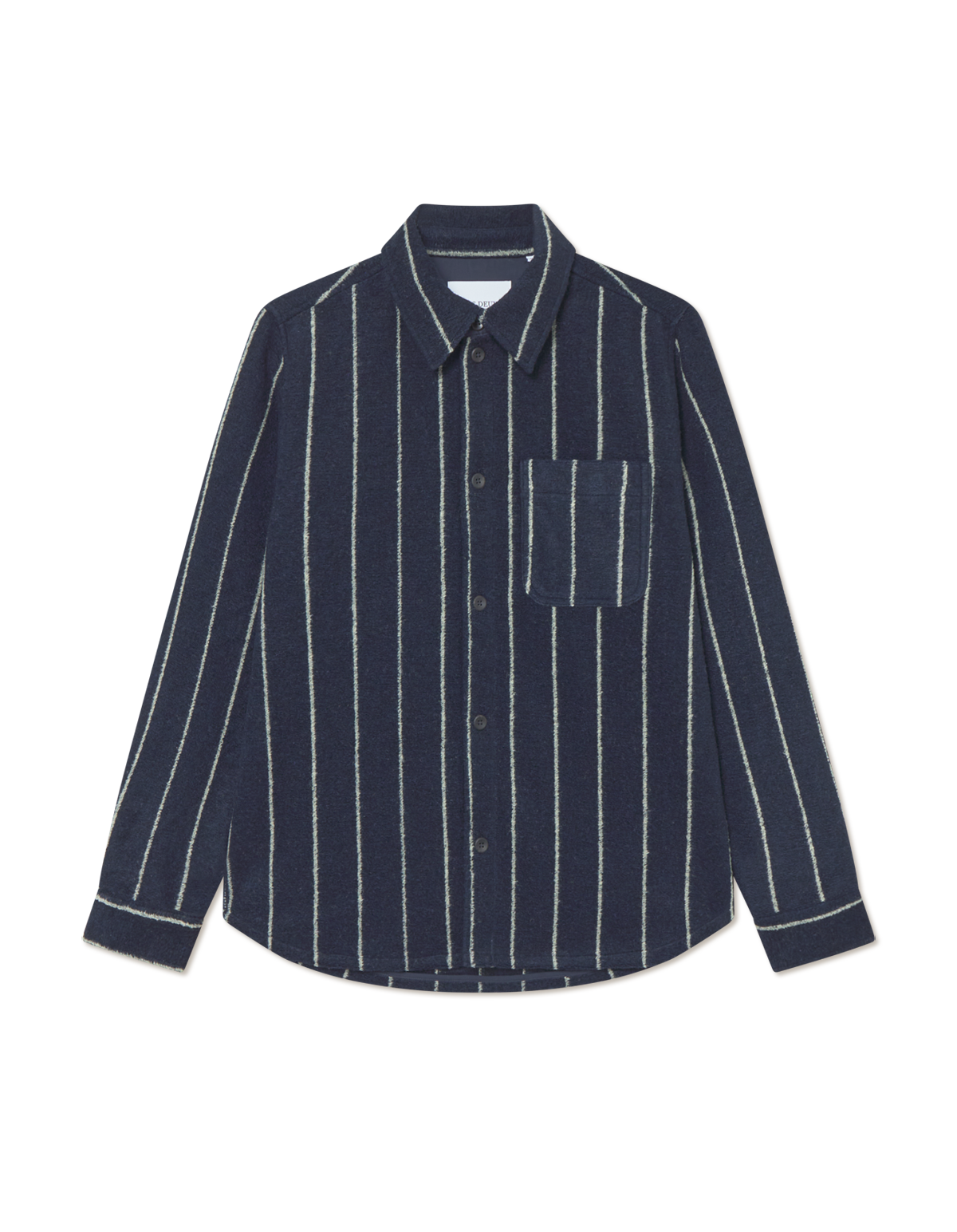 Les Deux Lennon Wool Pinstripe Overshirt