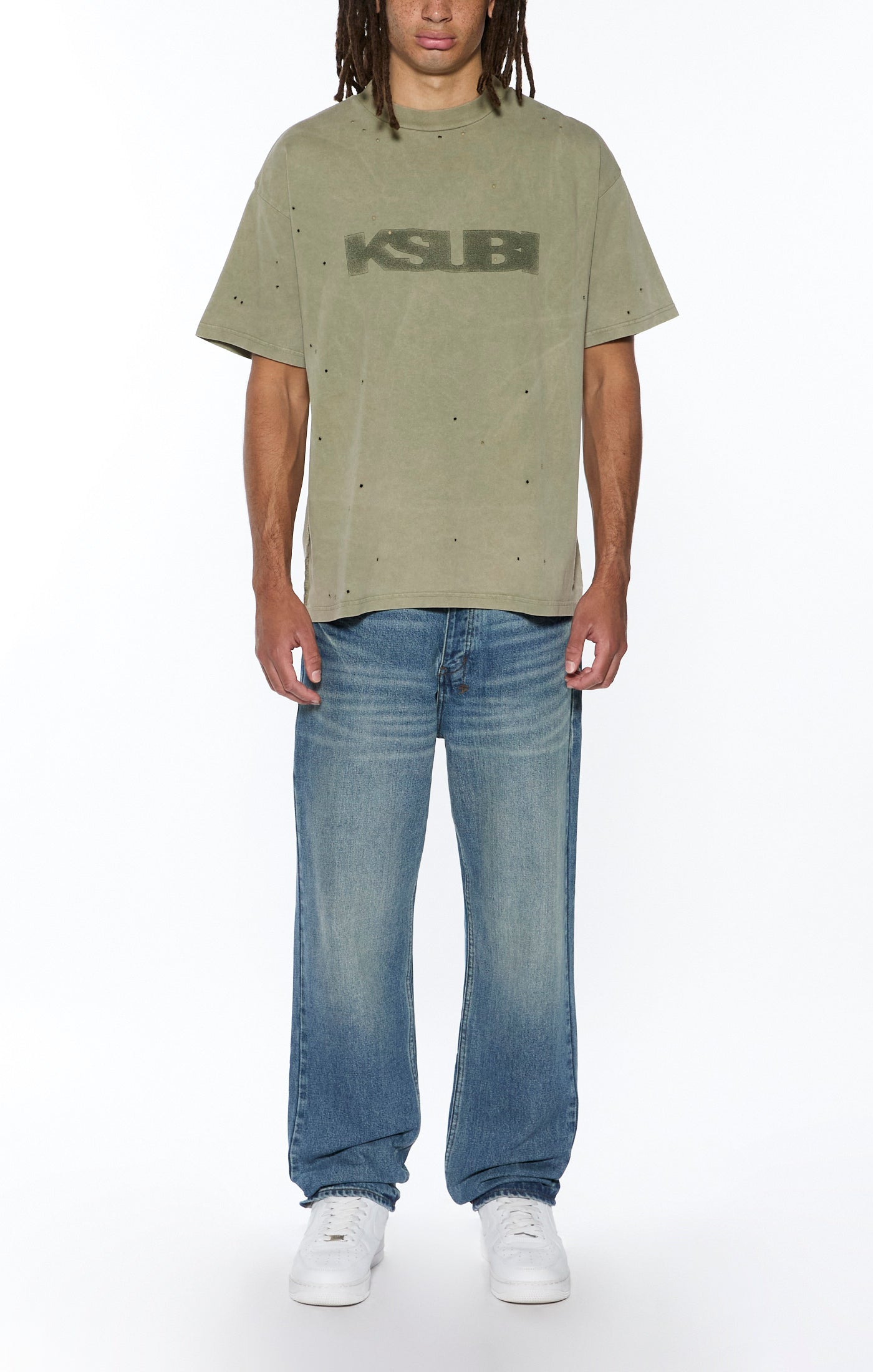 Ksubi Blasted Ekcess Tee 'Outback' – Top Fashion