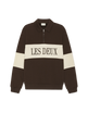 Les Deux Zipper Rugby Sweatshirt