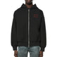 Purple Brand Neoprene Zip Front Hoodie