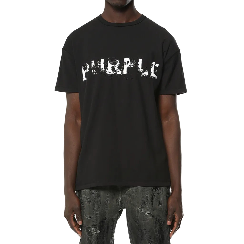 Purple Brand Textured Inside Out Tee FA26-1 'Black' |P101-TJPS426