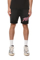 Purple Brand Midweight Fleece Pull On Shorts