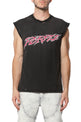 Purple Brand Textured Sleeveless Tee