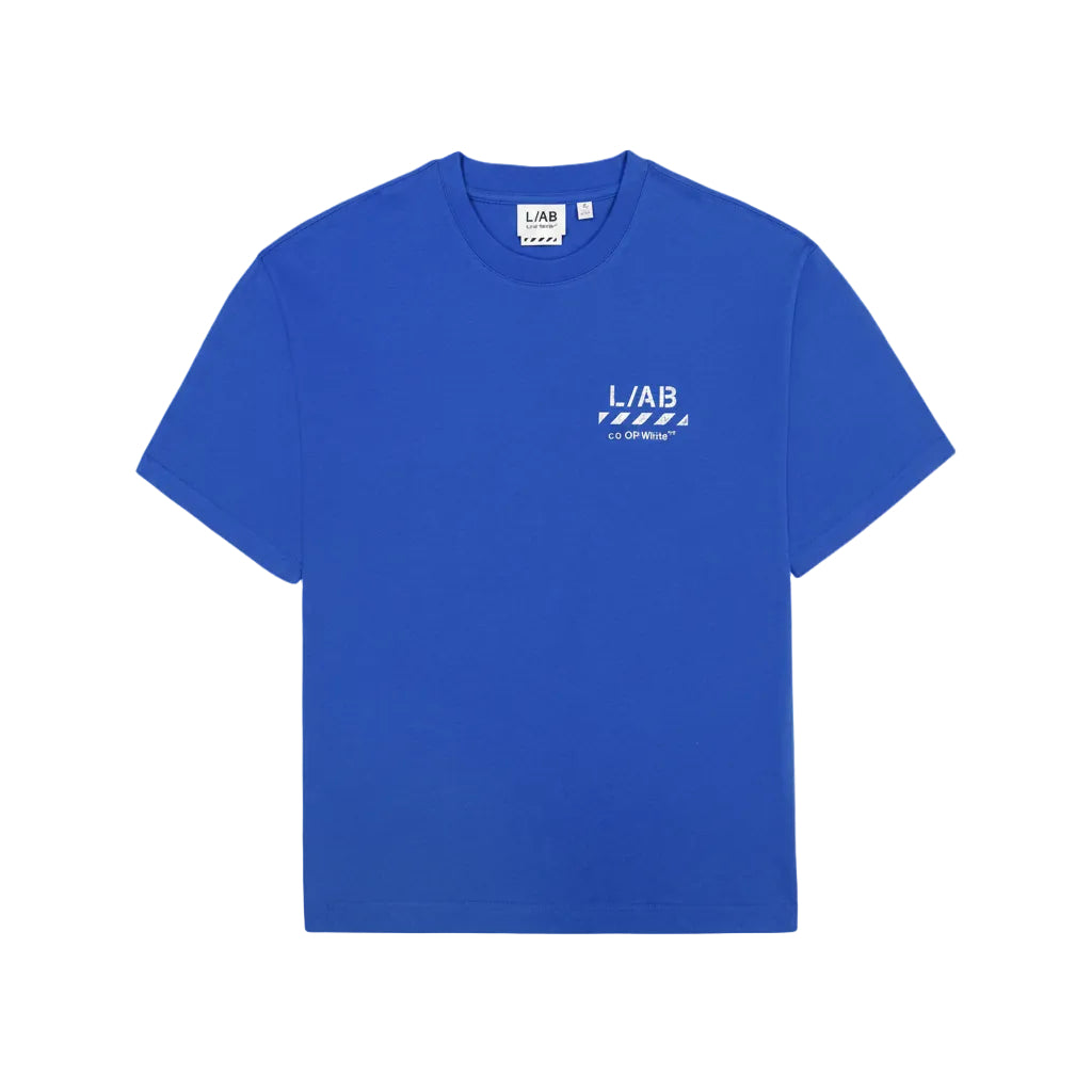 L/AB Diag Short Sleeve Tee 'Cobalt Blue'|44LABF26T054-420|TF – Top