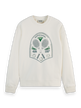 S&S Embroidered Chest Artwork Crewneck