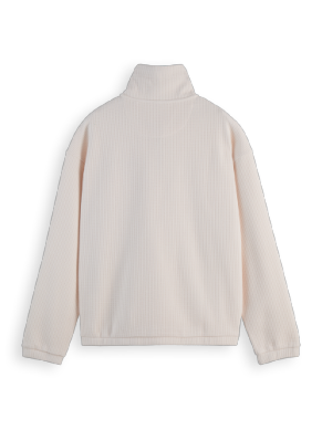 S&S Waffle Half-Zip Sweatshirt 'Swan|179893-6870|Top Fashion
