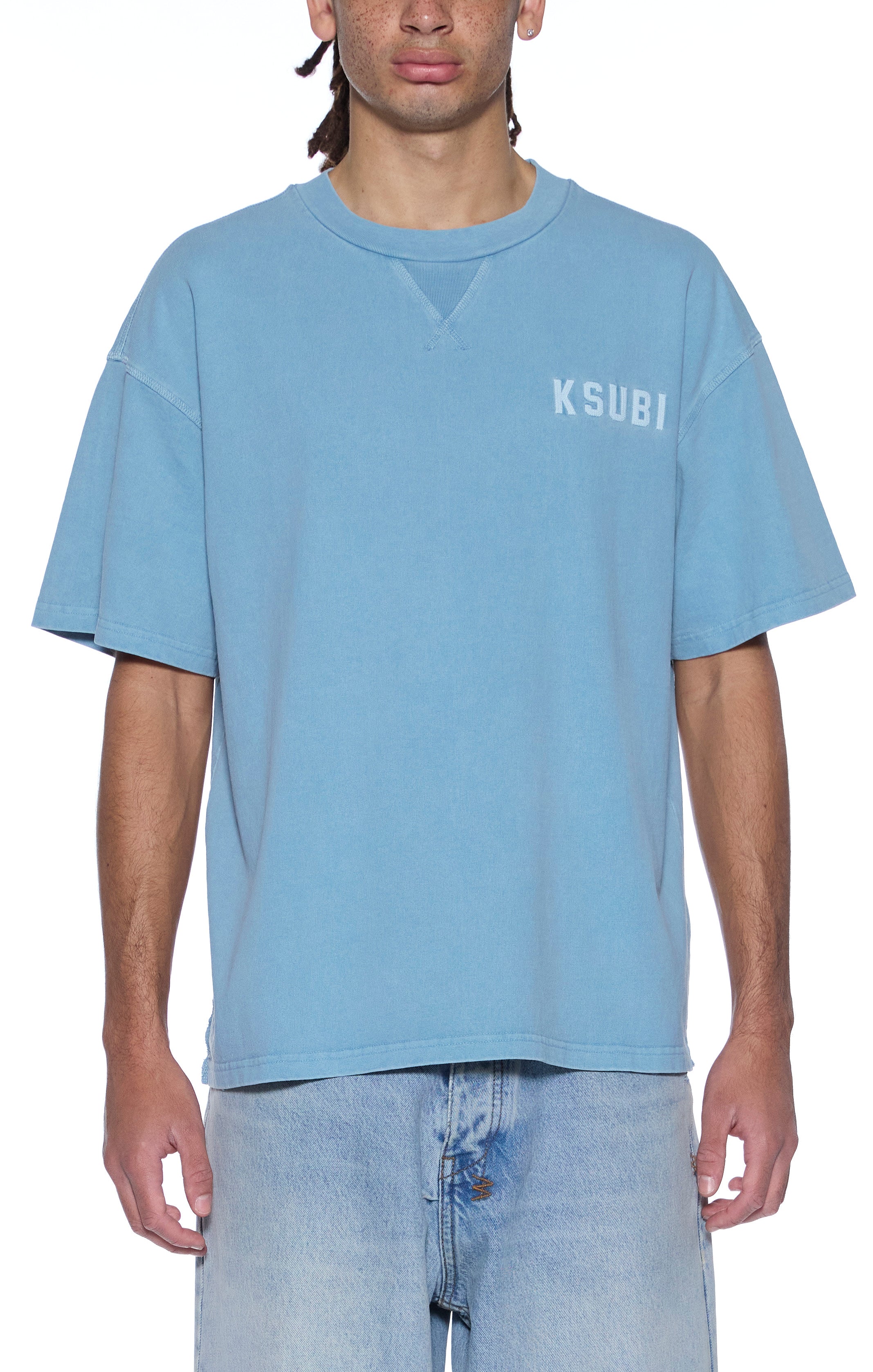 Ksubi K-lock Biggie Short Sleeve Tee 'Summer Blue'|MSP26TE009-045