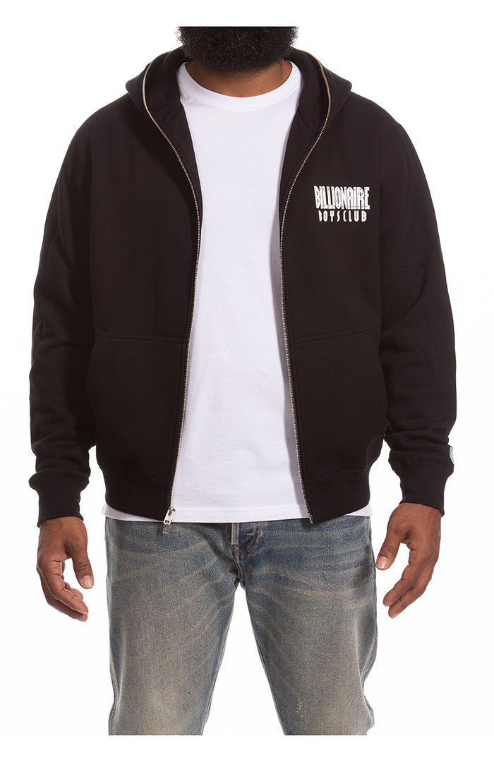 トップス BBC Black Parlour Hoodie Billionaire Boys Club Zip Helmet Hoodie (Black) - NewYakCity