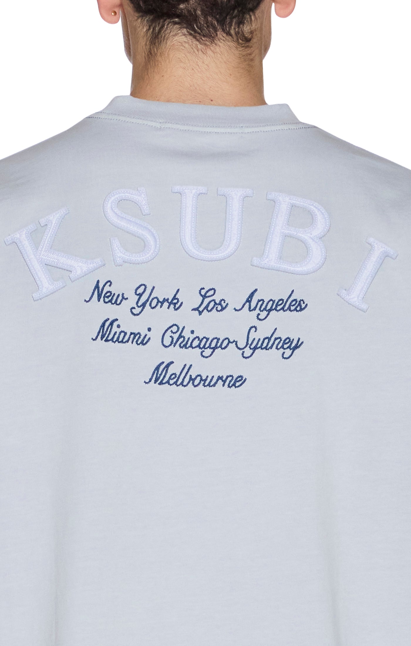 Ksubi Stellar Ekcess Short Sleeve Tee 'Ice Mist'|MPF26TE005-040|TF