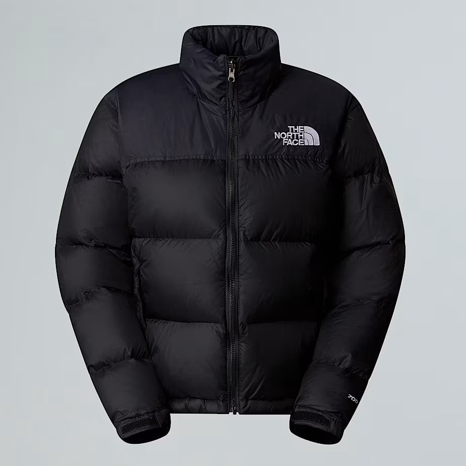 Wmns TNF 1996 Retro Nuptse Jacket 'TNF Black-R|NF0A3XEOGOF|Top Fashion