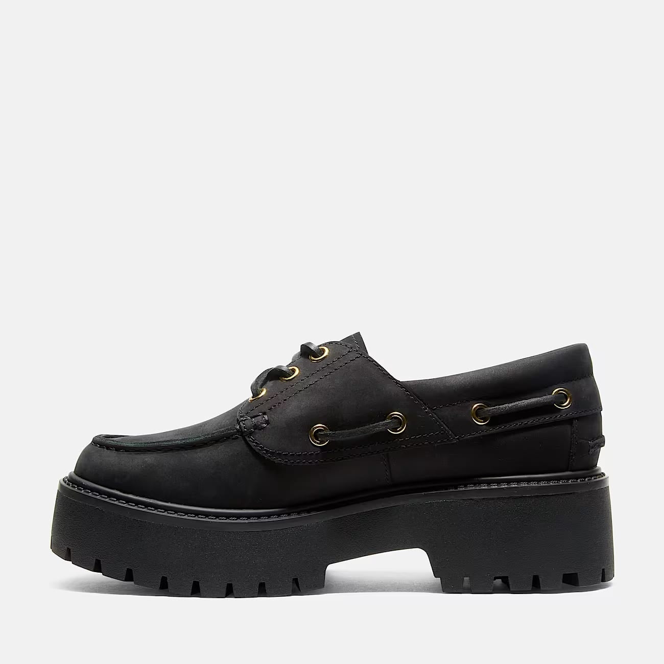 Wmns Timberland Stone Street Boat Shoe 'Black|TB0A6AVE001