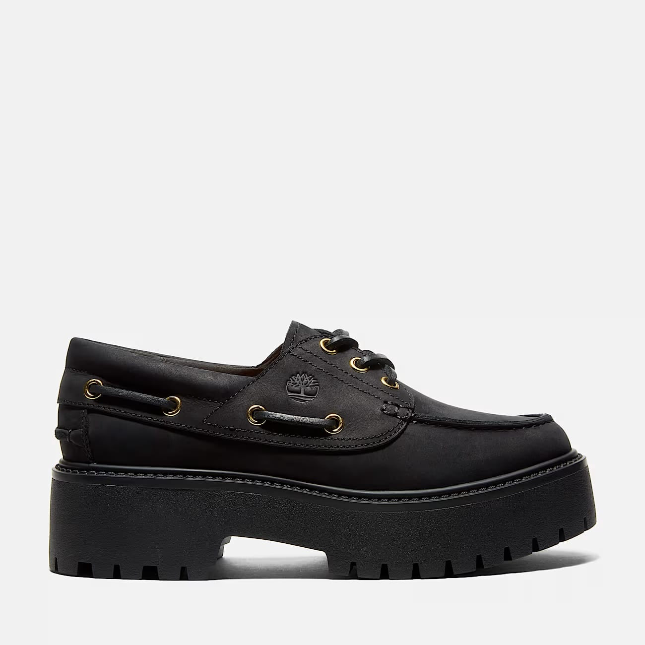 Wmns Timberland Stone Street Boat Shoe 'Black|TB0A6AVE001