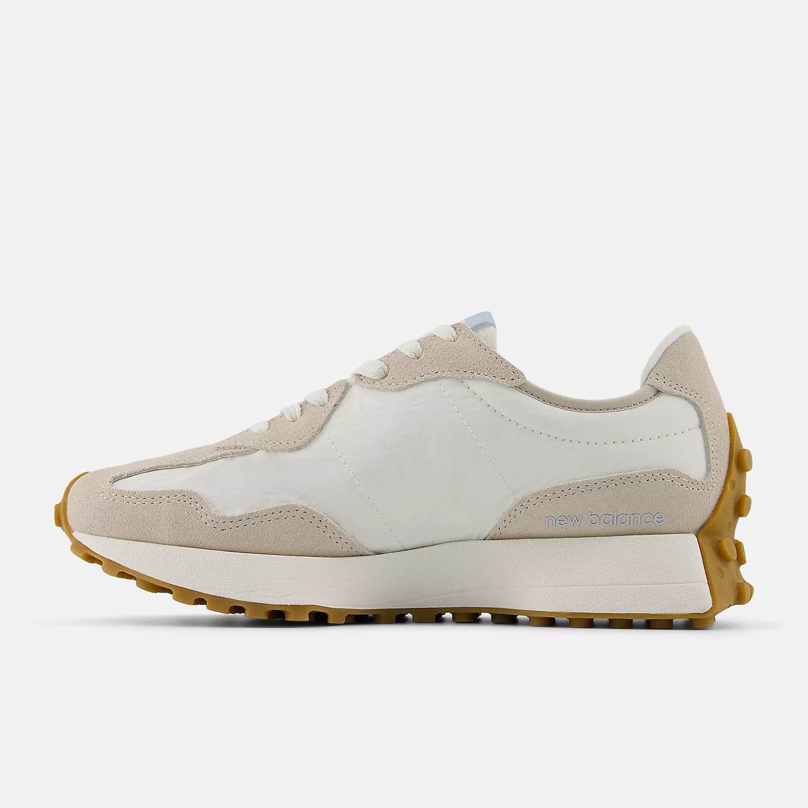 Wmns New Balance 327 'Timberwolf/Sea Salt/LGT Chrome Blue|WS327FTA