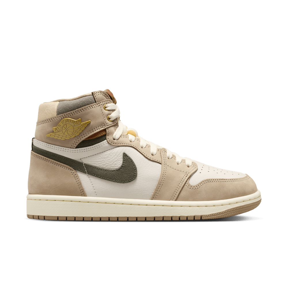 WOMEN'S AIR JORDAN 1 RETRO HIGH OG 'KHAKI/CARGO KHAKI-SAIL-COCONUT MILK' - 05 23 26