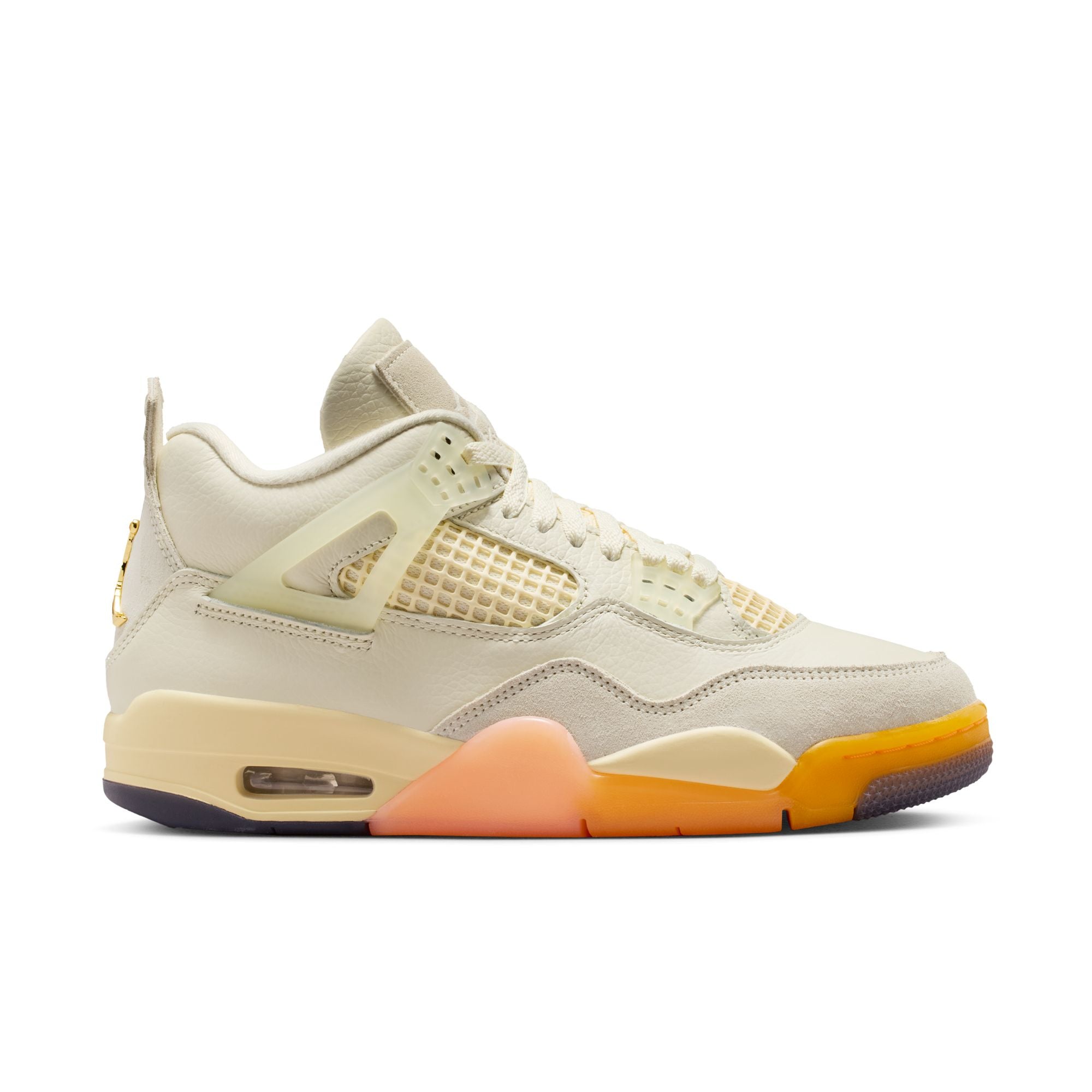 WOMEN'S AIR JORDAN 4 RETRO 'COCONUT MILK/MUSLIN-BRIGHT MANGO' - 07 10 26