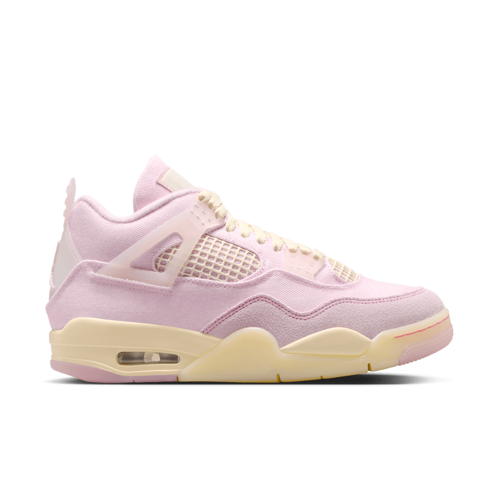 WOMEN'S AIR JORDAN 4 RETRO 'PEARL PINK/ICED CARMINE-COCONUT MILK' - 04 23 26