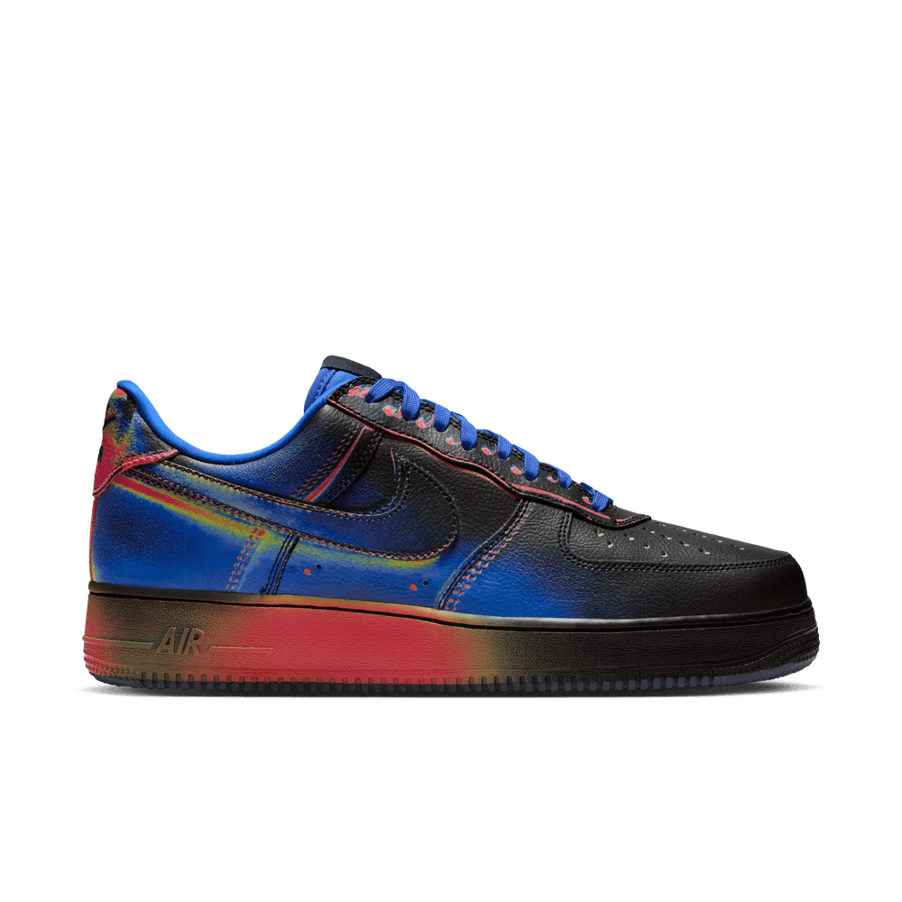 NIKE AIR FORCE 1 LOW RETRO 'BLACK/RACER BLUE-VOLT ICE-BRIGHT CRIMSON' - 04 01 26