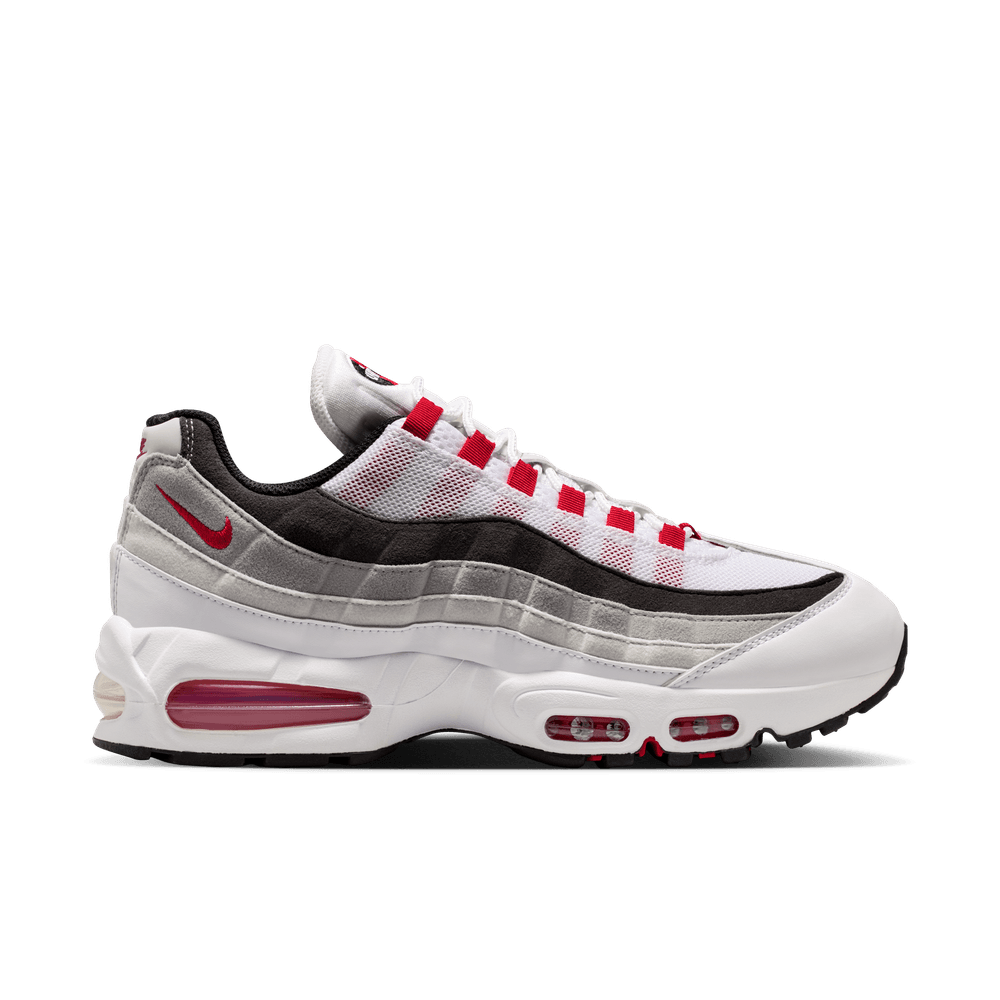 NIKE AIR MAX 95 "COMET" 'WHITE/COMET RED-NEUTRAL GREY' - 05 08 26