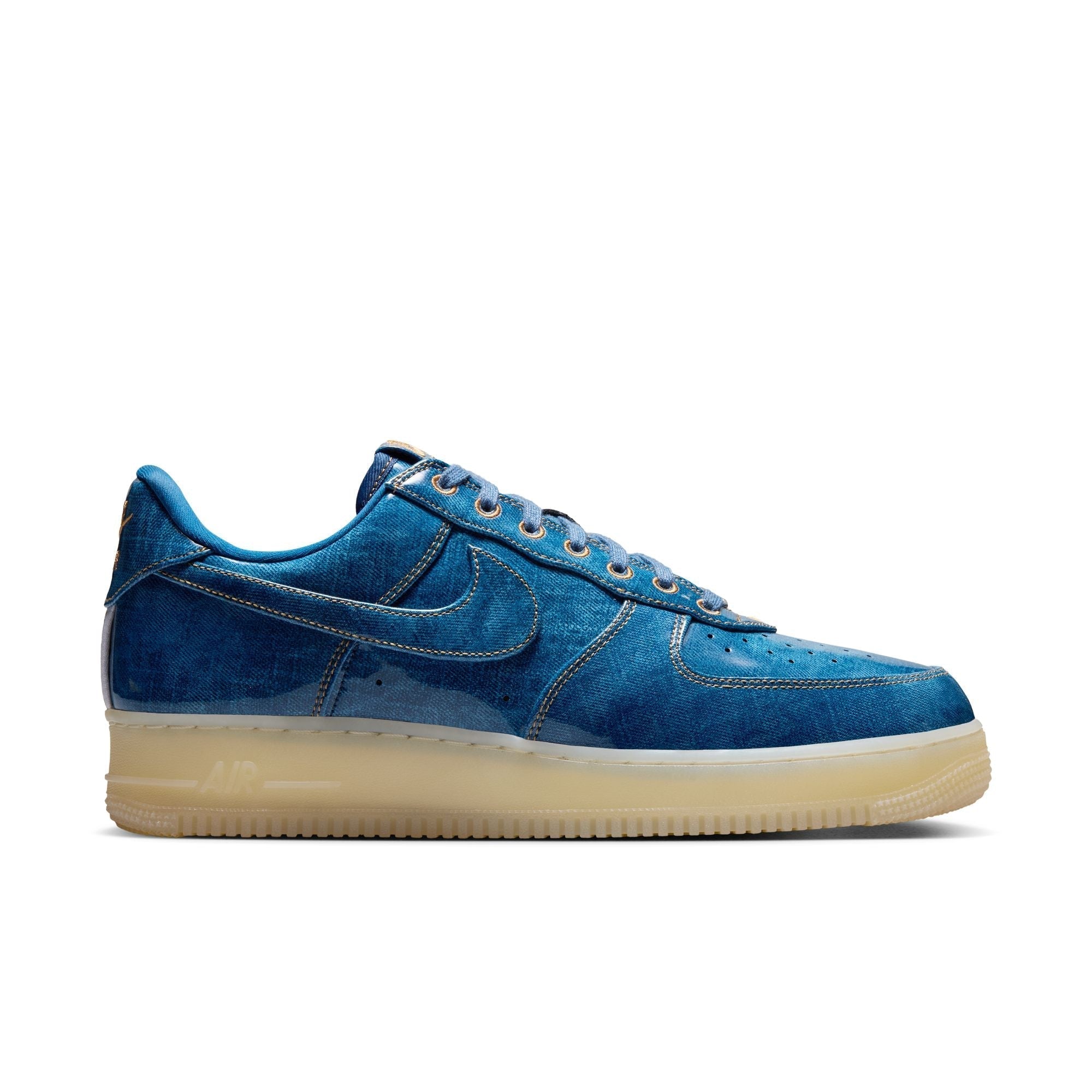 NIKE AIR FORCE 1 RETRO 'COASTAL BLUE/NATURAL FLAX' - 07 08 26
