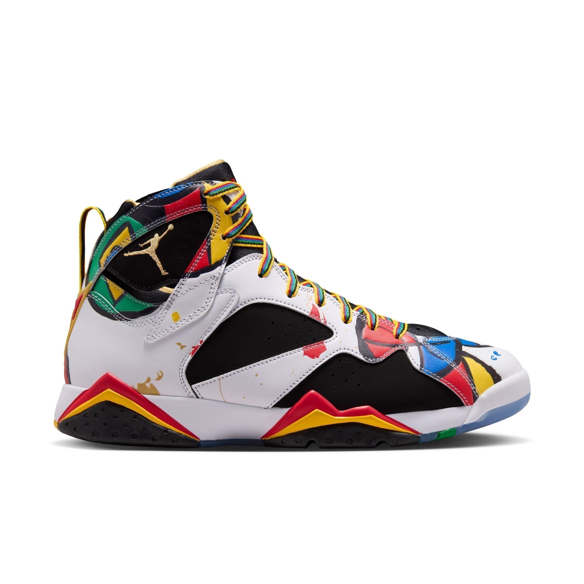 AIR JORDAN 7 RETRO "MIRÓ" 'WHITE/METALLIC GOLD-SPORT RED' - 07 10 26