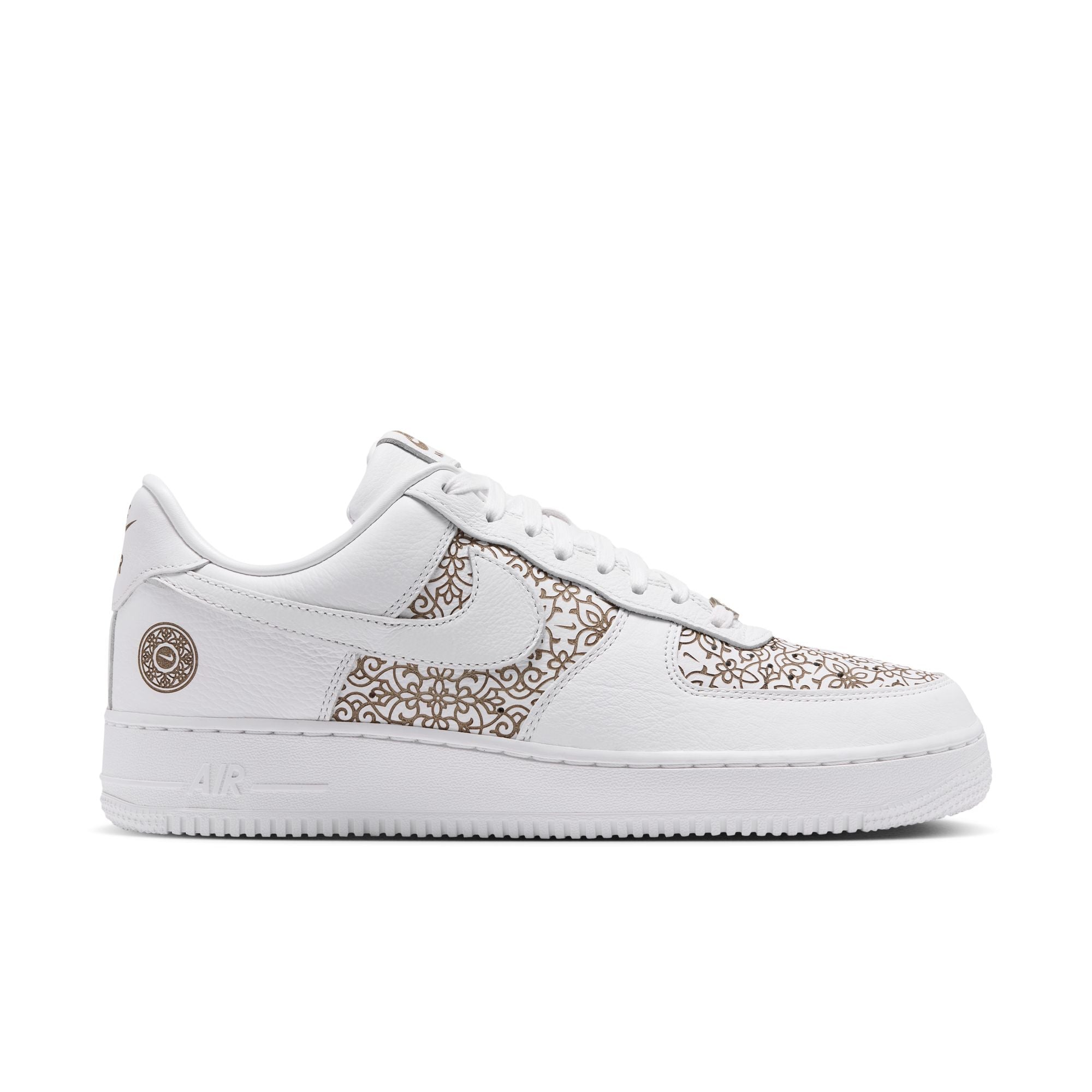 NIKE AIR FORCE 1 '07 LV8 'WHITE/LIGHT OREWOOD BROWN-MARAKESH' - 08 28 26