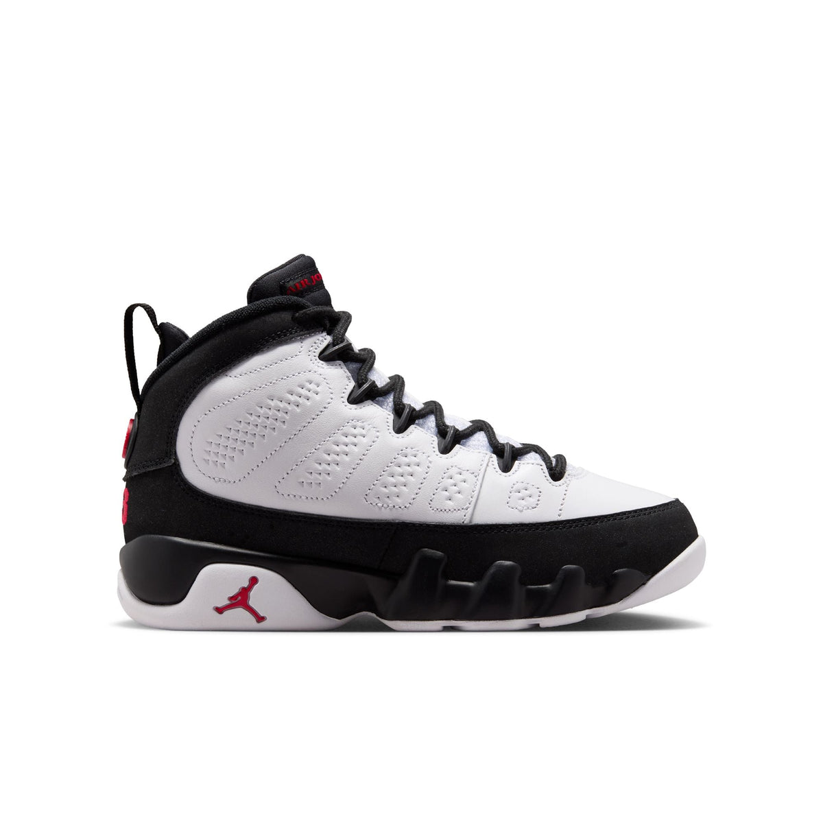 AIR JORDAN 9 RETRO 'WHITE/TRUE RED-BLACK' - 09 19 26