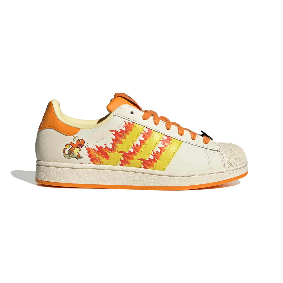 ADIDAS POKEMON SUPERSTAR II 'CREAM WHITE/SHOCK YELLOW/BOLD ORANGE' - 09 26 26